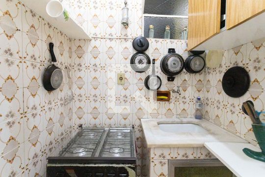 Cozinha de apartamento à venda com 1 quarto, 36m² em Centro, Rio de Janeiro