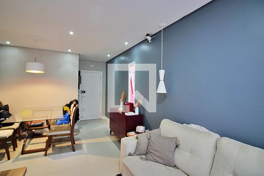 Sala  de apartamento para alugar com 2 quartos, 69m² em Centro, São Bernardo do Campo