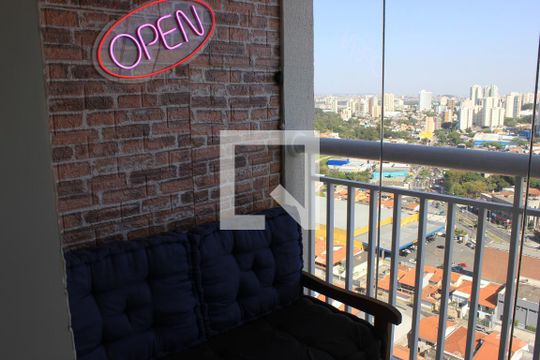 Sacada de kitnet/studio para alugar com 1 quarto, 38m² em Centro, Guarulhos
