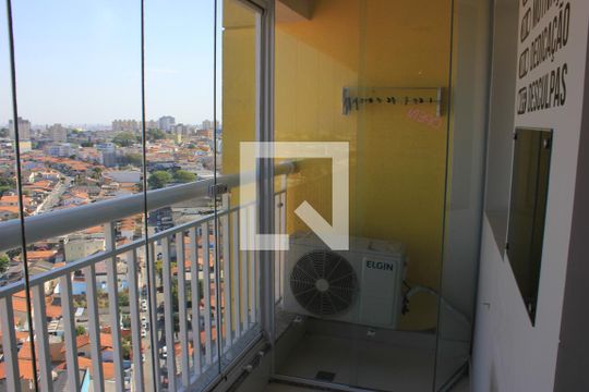 Sacada/ar condicionado de kitnet/studio para alugar com 1 quarto, 38m² em Centro, Guarulhos