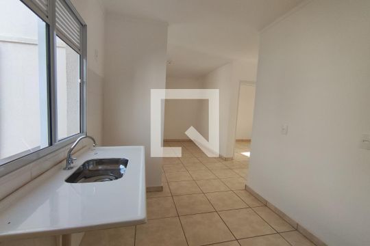 Cozinha de apartamento para alugar com 2 quartos, 44m² em Vila Abranches, Ribeirão Preto