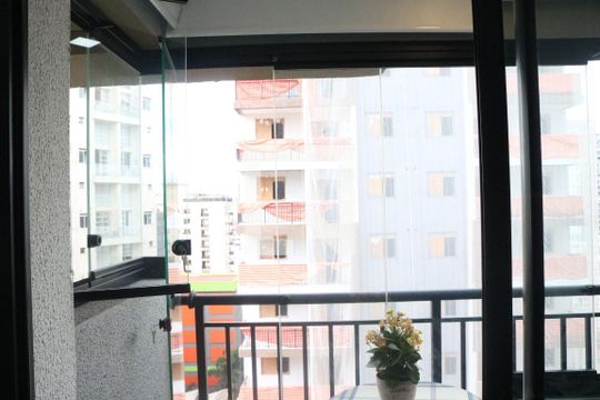 Varanda de kitnet/studio à venda com 1 quarto, 25m² em Perdizes, São Paulo