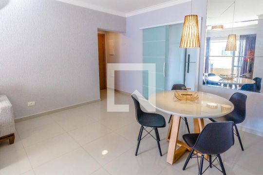 Sala de apartamento para alugar com 2 quartos, 86m² em Boqueirão, Praia Grande