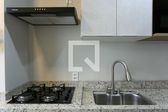 Cozinha de apartamento à venda com 2 quartos, 38m² em Chácara Califórnia, São Paulo