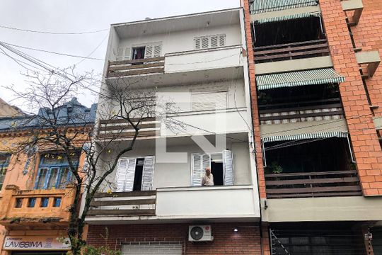 Fachada de apartamento à venda com 1 quarto, 40m² em Centro Histórico, Porto Alegre