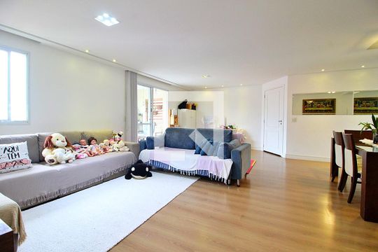 Sala de apartamento à venda com 3 quartos, 118m² em Jardim, Santo André