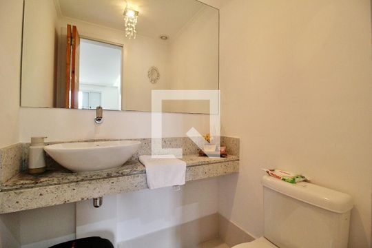 Lavabo de apartamento à venda com 3 quartos, 118m² em Jardim, Santo André