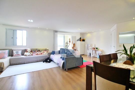 Sala de apartamento à venda com 3 quartos, 118m² em Jardim, Santo André