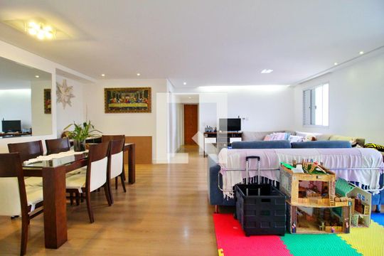 Sala de apartamento à venda com 3 quartos, 118m² em Jardim, Santo André