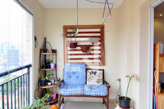 Varanda da Sala de apartamento à venda com 3 quartos, 118m² em Jardim, Santo André