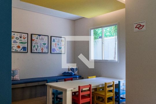 Área comum - Brinquedoteca de apartamento para alugar com 1 quarto, 28m² em Água Branca, São Paulo