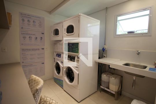 Área comum-Lavanderia de apartamento para alugar com 1 quarto, 33m² em Jardim Faculdade, Sorocaba