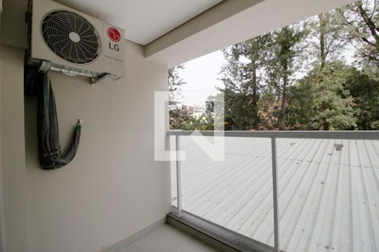 Varanda da Sala de apartamento para alugar com 1 quarto, 33m² em Jardim Faculdade, Sorocaba