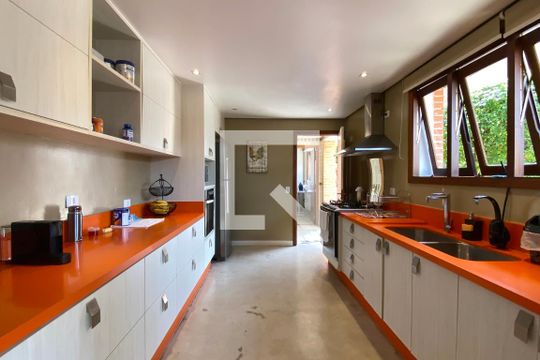 Cozinha de casa de condomínio à venda com 5 quartos, 700m² em Alphaville, Santana de Parnaíba