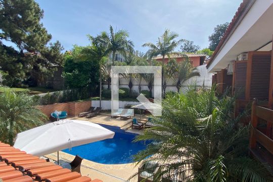 Vista da Varanda de casa de condomínio à venda com 5 quartos, 700m² em Alphaville, Santana de Parnaíba