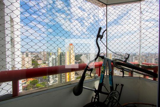 Varanda do quarto 3 de apartamento à venda com 3 quartos, 132m² em Vila Assunção, Santo André