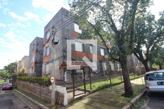 Fachada do condomínio de apartamento para alugar com 3 quartos, 76m² em Cavalhada, Porto Alegre