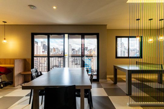 Área comum  de kitnet/studio para alugar com 1 quarto, 26m² em Campos Elíseos, São Paulo