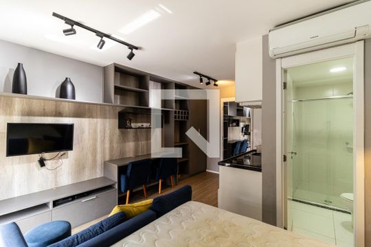 Studio de kitnet/studio para alugar com 1 quarto, 26m² em Campos Elíseos, São Paulo