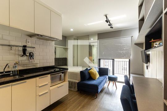 Studio de kitnet/studio para alugar com 1 quarto, 26m² em Campos Elíseos, São Paulo