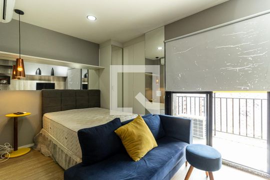 Studio de kitnet/studio para alugar com 1 quarto, 26m² em Campos Elíseos, São Paulo