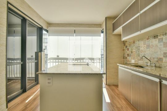 Cozinha de apartamento à venda com 2 quartos, 58m² em Bela Vista, São Paulo