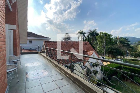 Varanda da Suíte 3 de casa de condomínio à venda com 4 quartos, 320m² em Alphaville, Santana de Parnaíba