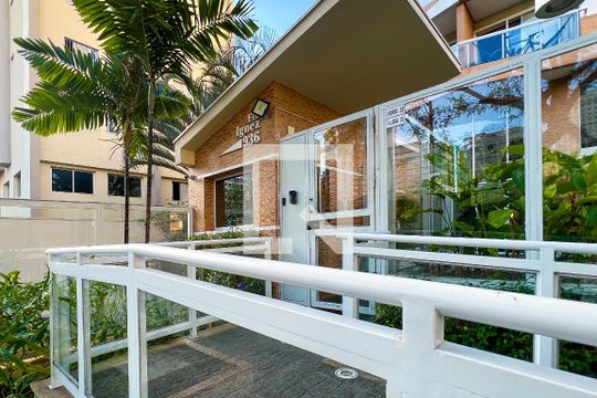Fachada de apartamento à venda com 1 quarto, 52m² em Vila Olímpia, São Paulo