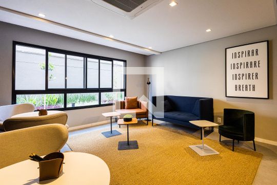 Área comum - Coworking de apartamento à venda com 1 quarto, 29m² em Sumaré, São Paulo
