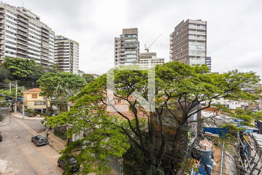 Varanda - Vista de apartamento à venda com 1 quarto, 29m² em Sumaré, São Paulo