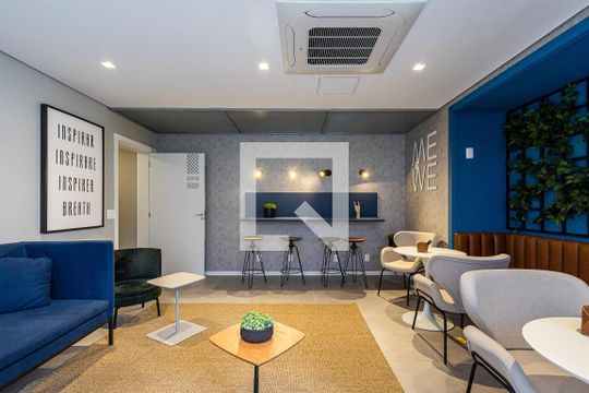 Área comum - Coworking de apartamento à venda com 1 quarto, 29m² em Sumaré, São Paulo