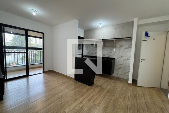 Sala/Cozinha de apartamento para alugar com 2 quartos, 55m² em São Pedro, Osasco