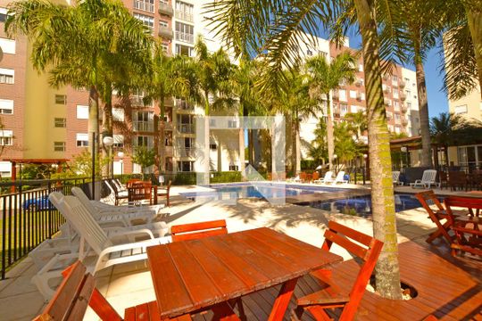 Área comum  de apartamento à venda com 2 quartos, 58m² em Vila Nova, Porto Alegre