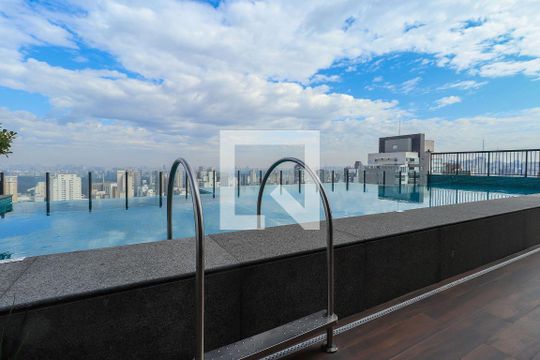 Área comum - Piscina de kitnet/studio para alugar com 0 quarto, 26m² em Vila Mariana, São Paulo