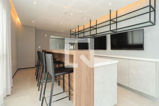 Área comum de kitnet/studio para alugar com 0 quarto, 26m² em Vila Mariana, São Paulo