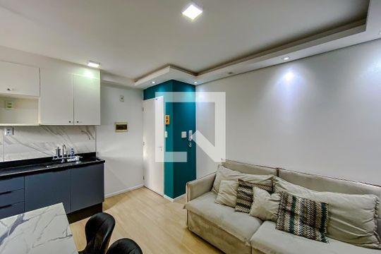 Sala de apartamento para alugar com 1 quarto, 32m² em Brás, São Paulo