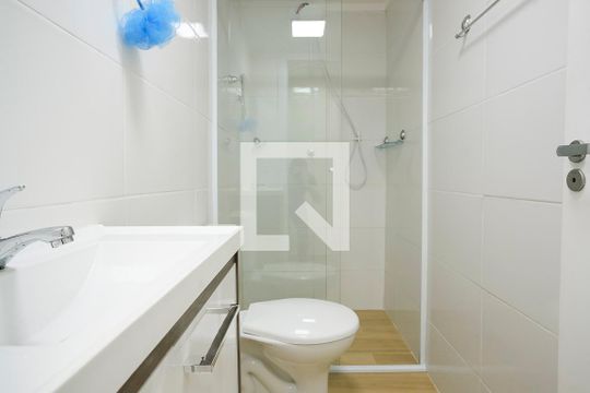 Banheiro de kitnet/studio à venda com 1 quarto, 20m² em Centro, São Caetano do Sul