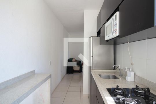 Cozinha e Área de Serviço de apartamento à venda com 2 quartos, 42m² em Trevo, Belo Horizonte