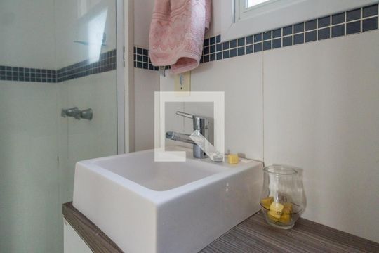 Vista da Sala/Quarto de kitnet/studio para alugar com 1 quarto, 27m² em Centro Histórico, Porto Alegre