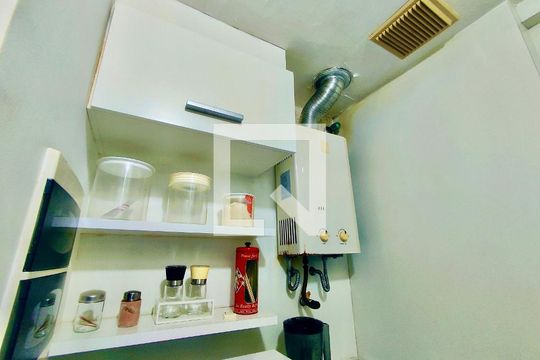 Cozinha americana  de apartamento para alugar com 2 quartos, 79m² em Jardim Botânico, Rio de Janeiro