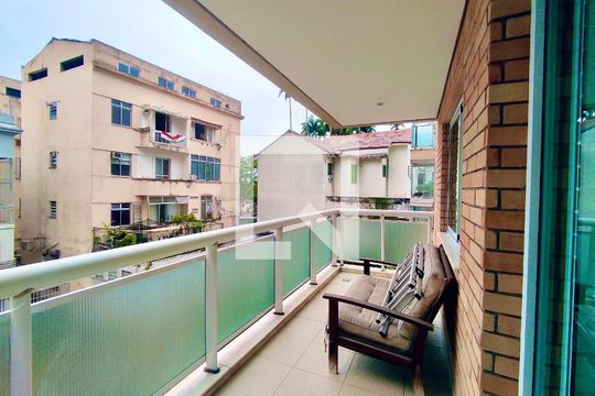 Sala varanda  de apartamento para alugar com 2 quartos, 79m² em Jardim Botânico, Rio de Janeiro