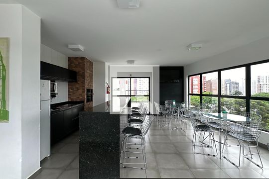 Area comum  de apartamento à venda com 1 quarto, 41m² em Bacacheri, Curitiba