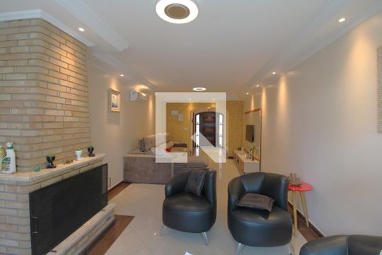 Sala de casa de condomínio à venda com 3 quartos, 351m² em Jardim Campo Grande, São Paulo
