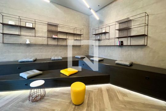Área comum de apartamento à venda com 1 quarto, 44m² em Vila Olímpia, São Paulo