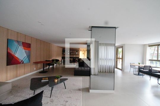 Área comum de kitnet/studio para alugar com 1 quarto, 25m² em Vila Andrade, São Paulo