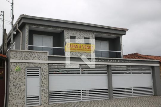 Fachada de casa para alugar com 2 quartos, 60m² em Vila Caiçara, Praia Grande