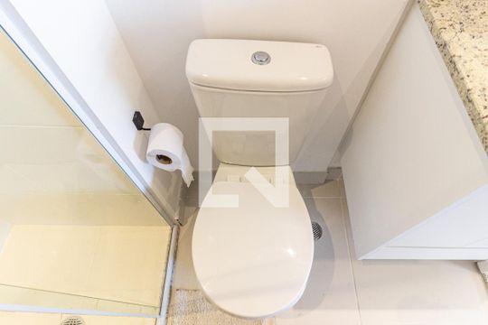Banheiro - Vaso Sanitário de kitnet/studio à venda com 1 quarto, 36m² em Santa Cecilia, São Paulo