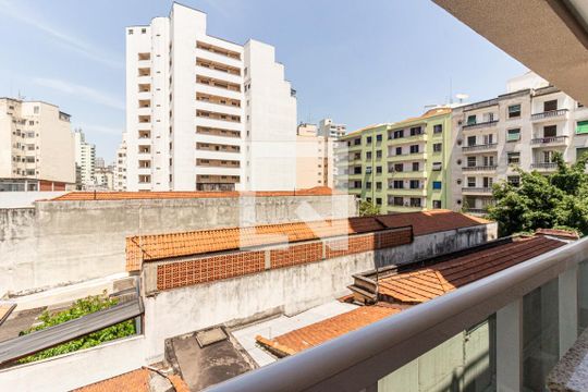 Varanda - Vista de kitnet/studio à venda com 1 quarto, 36m² em Santa Cecilia, São Paulo
