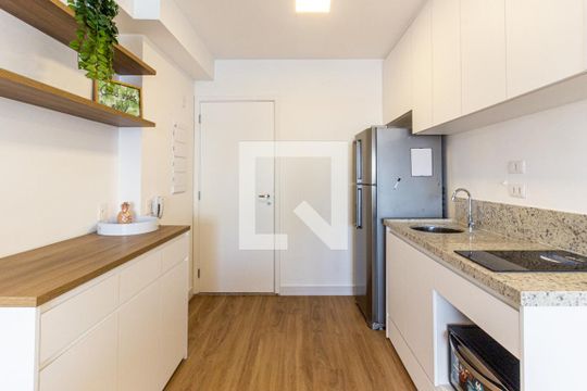 Cozinha de kitnet/studio à venda com 1 quarto, 36m² em Santa Cecilia, São Paulo