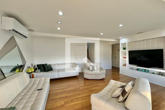 Sala de apartamento à venda com 5 quartos, 318m² em Barra da Tijuca, Rio de Janeiro